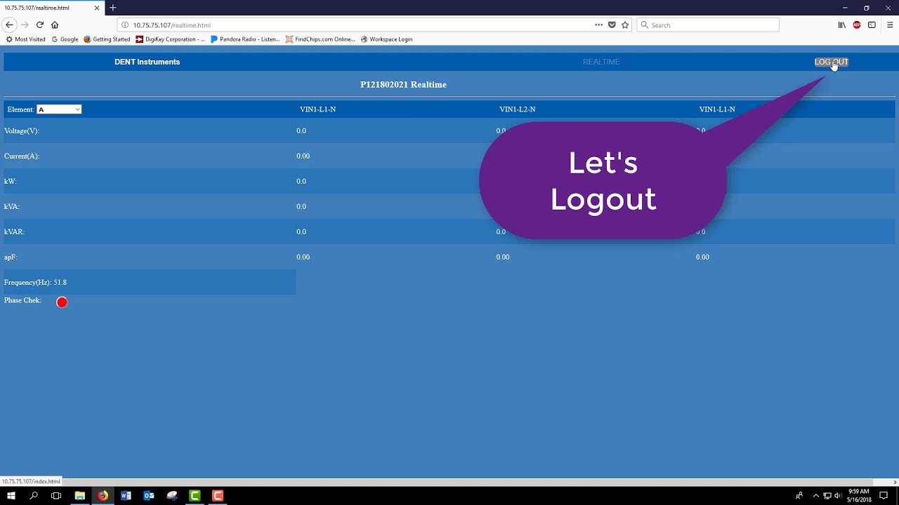 PowerScout HD Tutorial - Setting a Security PIN