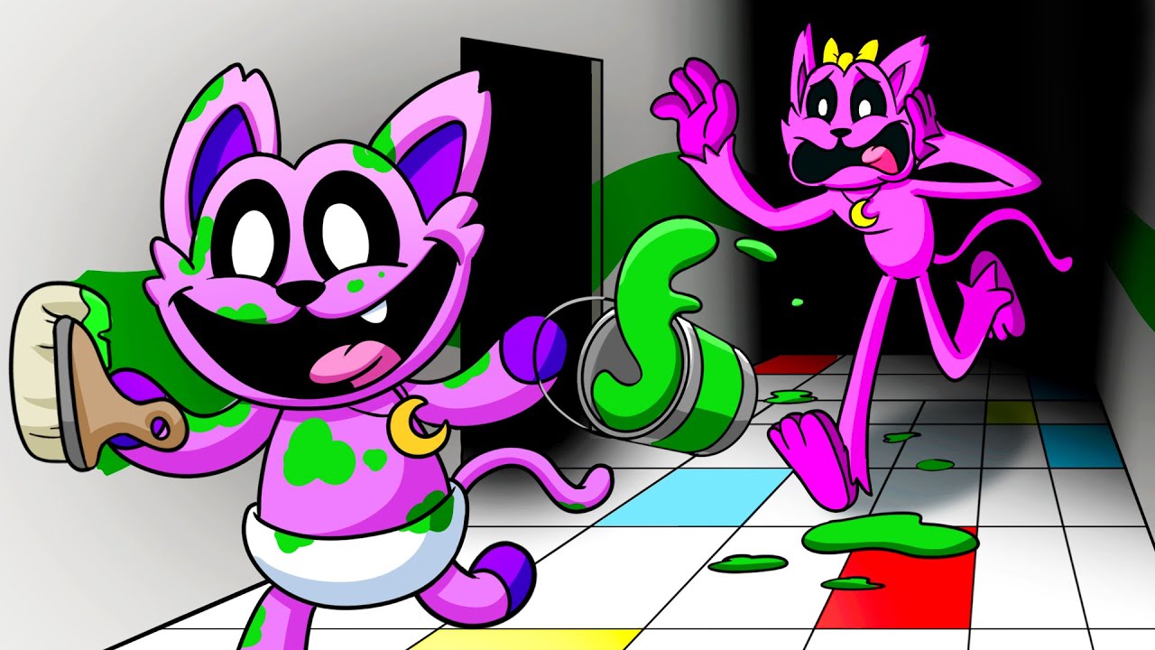 DAILY LIFE of BABY CATNAP... (Cartoon Animation)