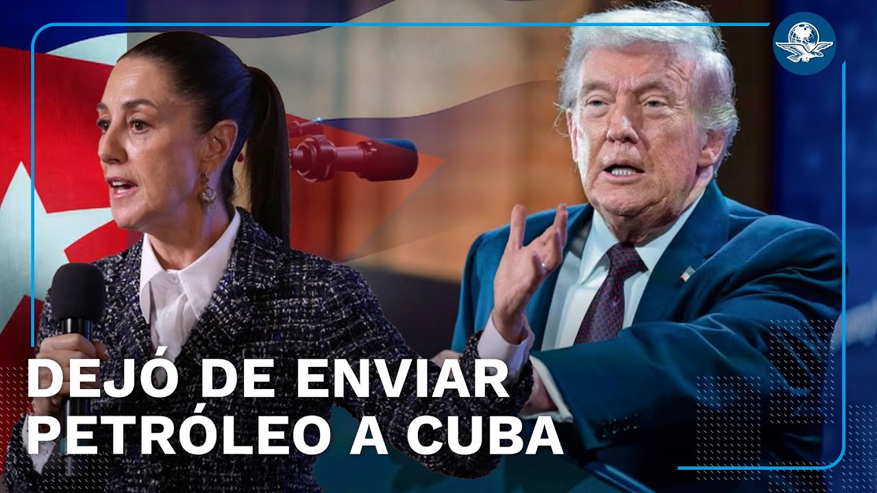Trump asegura que Sheinbaum dejó de enviar petróleo a Cuba tras su petición