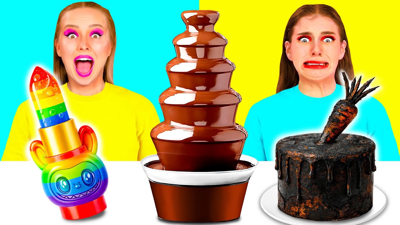 Desafío De Fuente De Chocolate | Trucos Divertidos De Cocina de DuKoDu Challenge