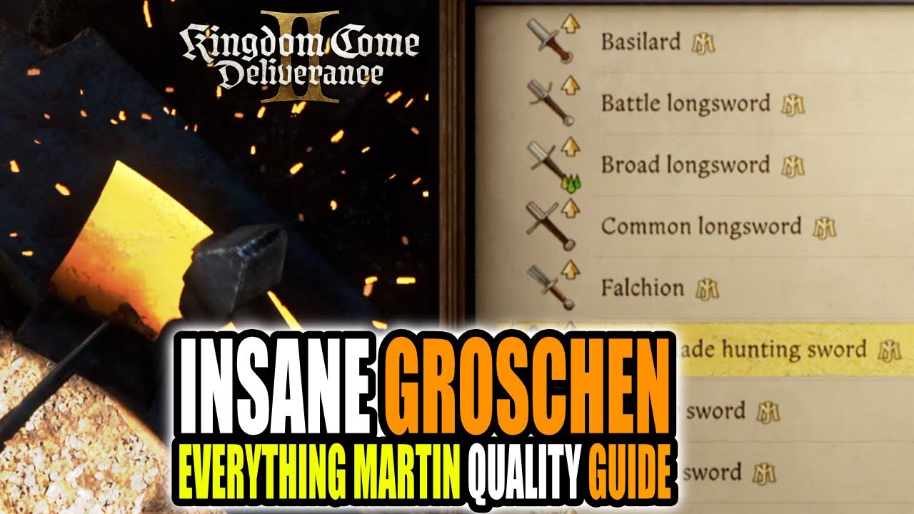 Kingdom Come: Deliverance 2: Insanely Rich and Everything Руководство по кузнечному делу Мартина ...