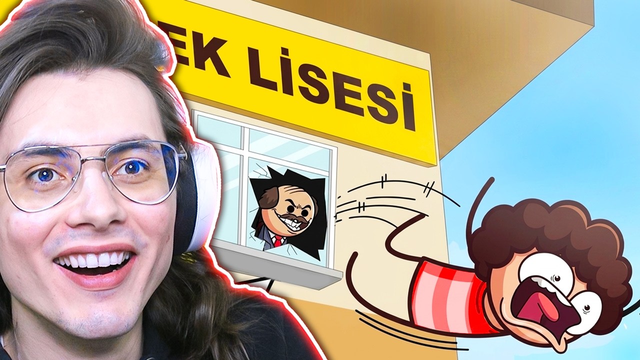 KOMİK OKUL TEMALI ANİMASYONLAR | Fikri Kereviz Tepki
