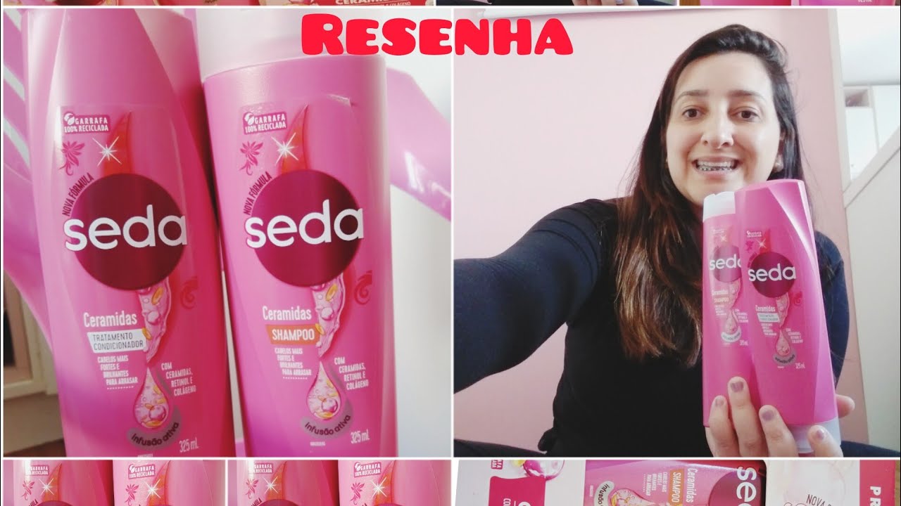 shampoo e condicionador Seda ceramidas