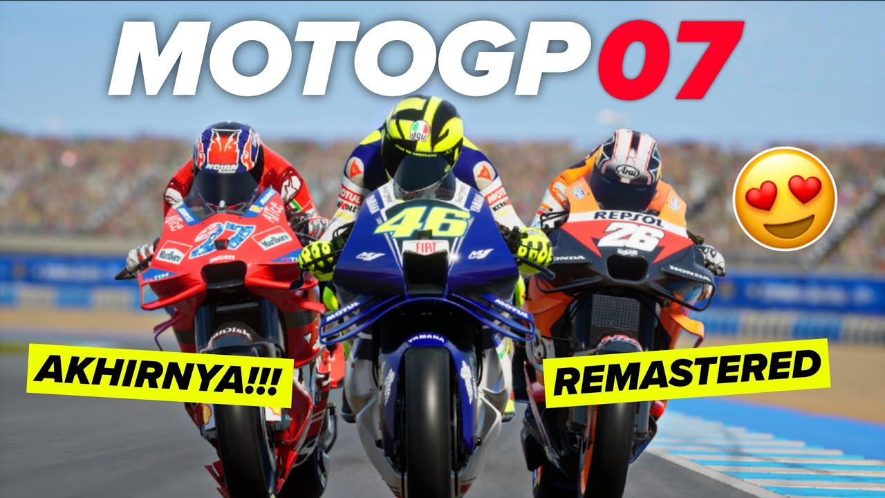 Gini Nih Jadinya Kalau Game Jadul MotoGP07 PS2 Diremake Pakai Grafik PS5!🤩