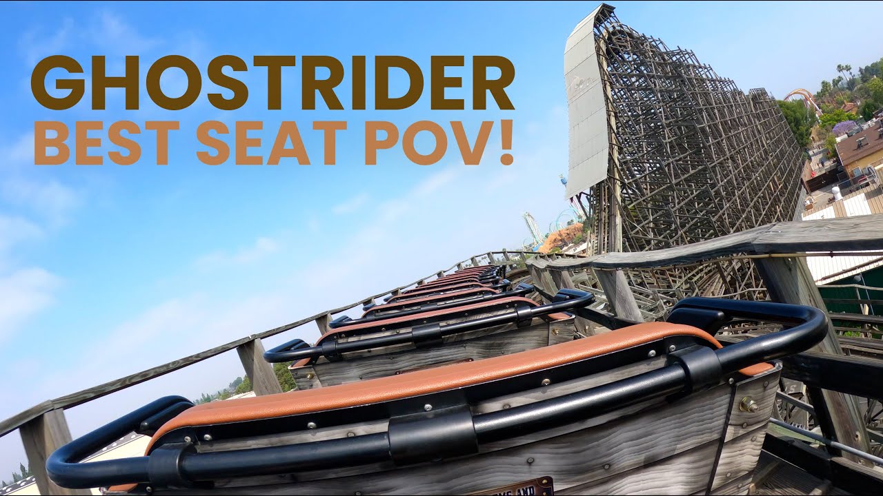Ghostrider Back Row POV Knott's Berry Farm Wooden Roller Coaster