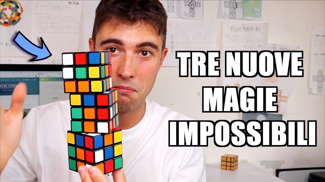 3 NUOVE MAGIE IMPOSSIBILI - Cubo di Rubik