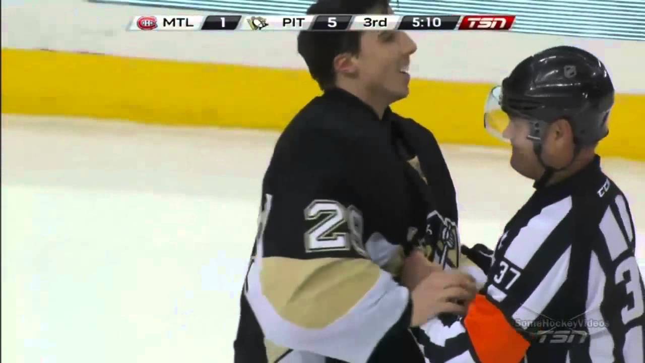 Marc Andre Fleury vs Peter Budaj  1/ 22 /14 Damn Refs