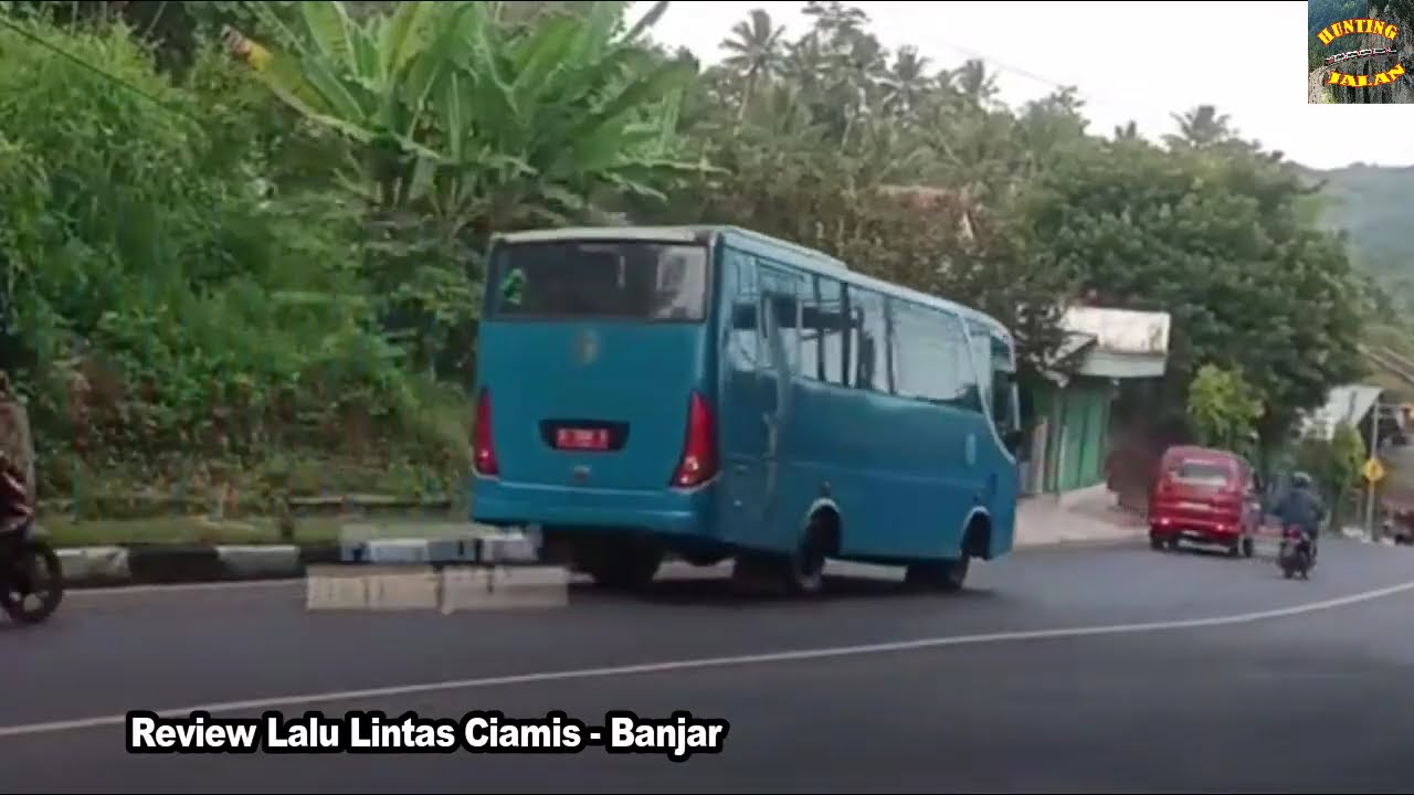 REVIEW TURUNAN DAN TIKUNGAN YANG RAWAN KECELAKAAN DI PURWAHARJA BANJAR. WASPADA !!