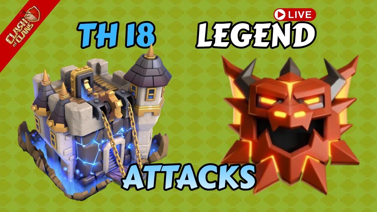 Live Legend Attack and War Attack with Base Visit || Team Jn #teamjn #coclive