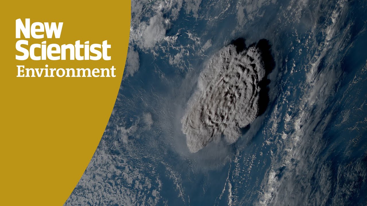 Tonga eruption's plume was the highest ever recorded for a volcano