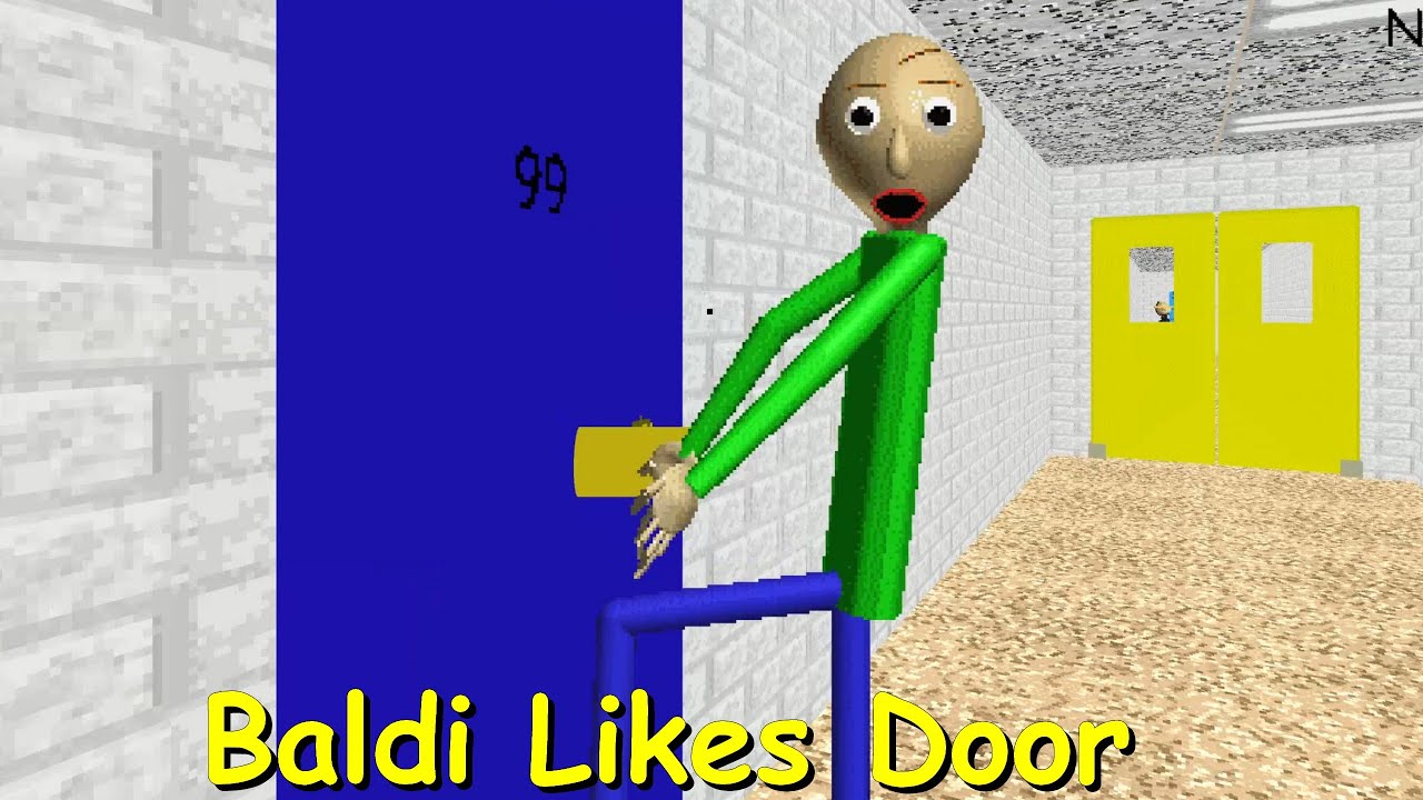 Baldi Likes Door - Baldi's Basics Mod