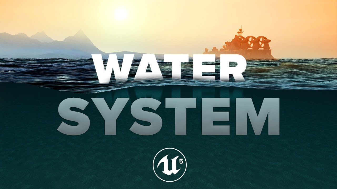 Водная система Unreal Engine 5 (физика плавучести, океаны, реки, озёра) | Урок для начинающих