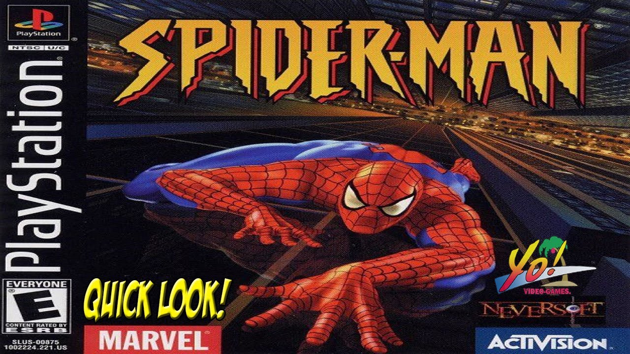 Spider-Man! Playstation One! Quick Look - YoVideogames