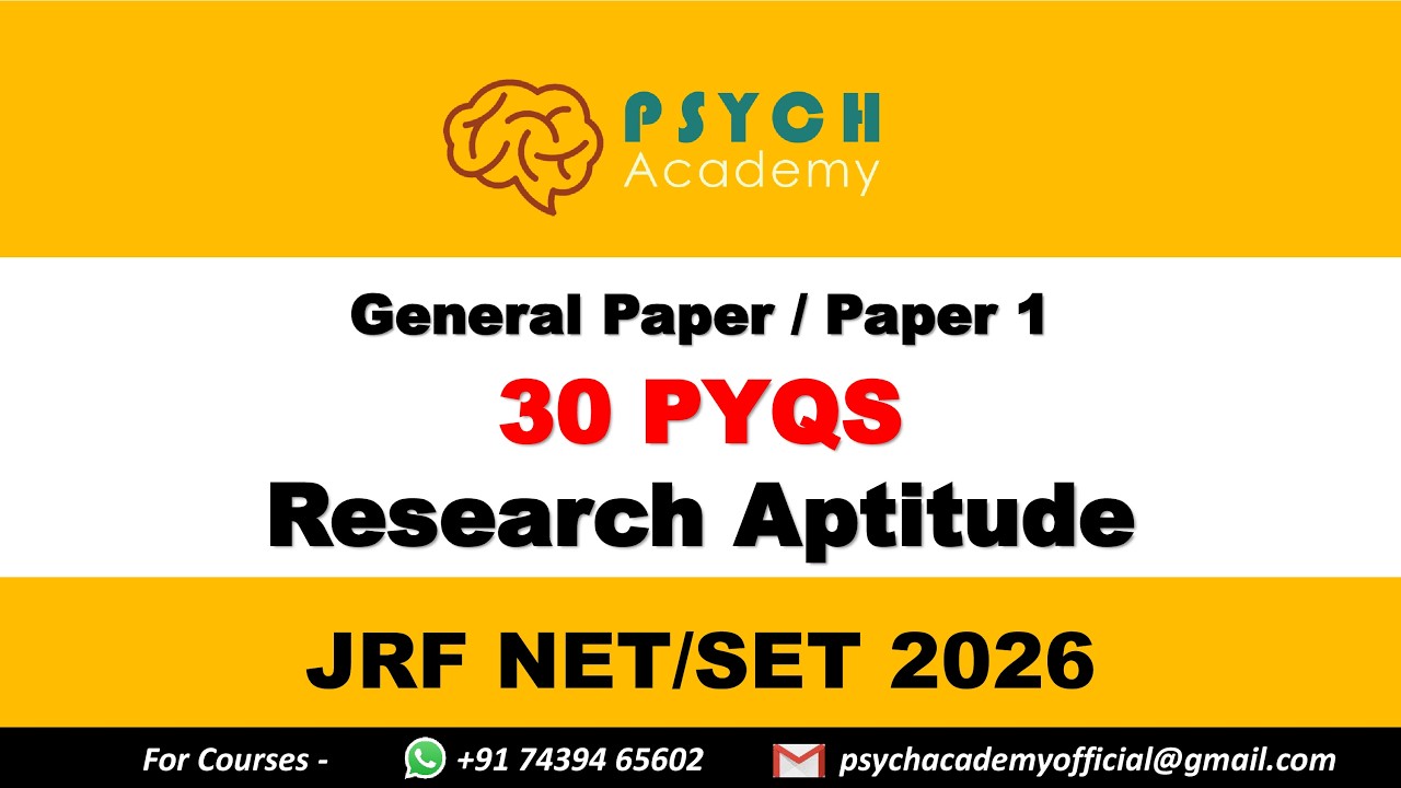 Research Aptitude PYQs with Explanations 1 | UGC NET Paper 1 PYQs  | Previous Years Solved MCQs