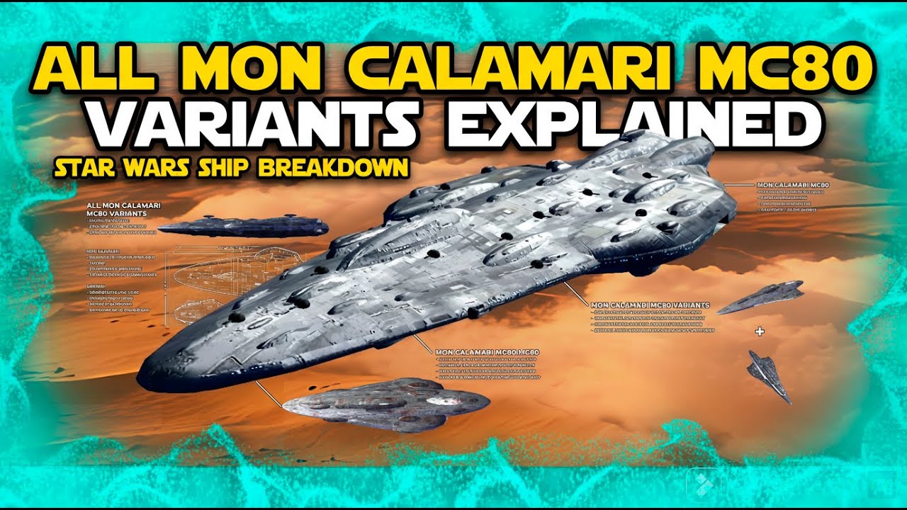 All Mon Calamari MC80 Variants Explained | Star Wars Ship Breakdown