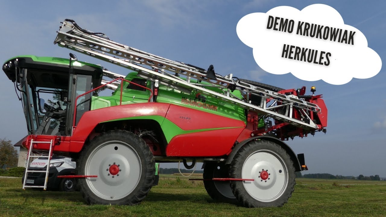 KRUKOWIAK HERKULES Pokaz demo Opryskiwacz Samojezdny