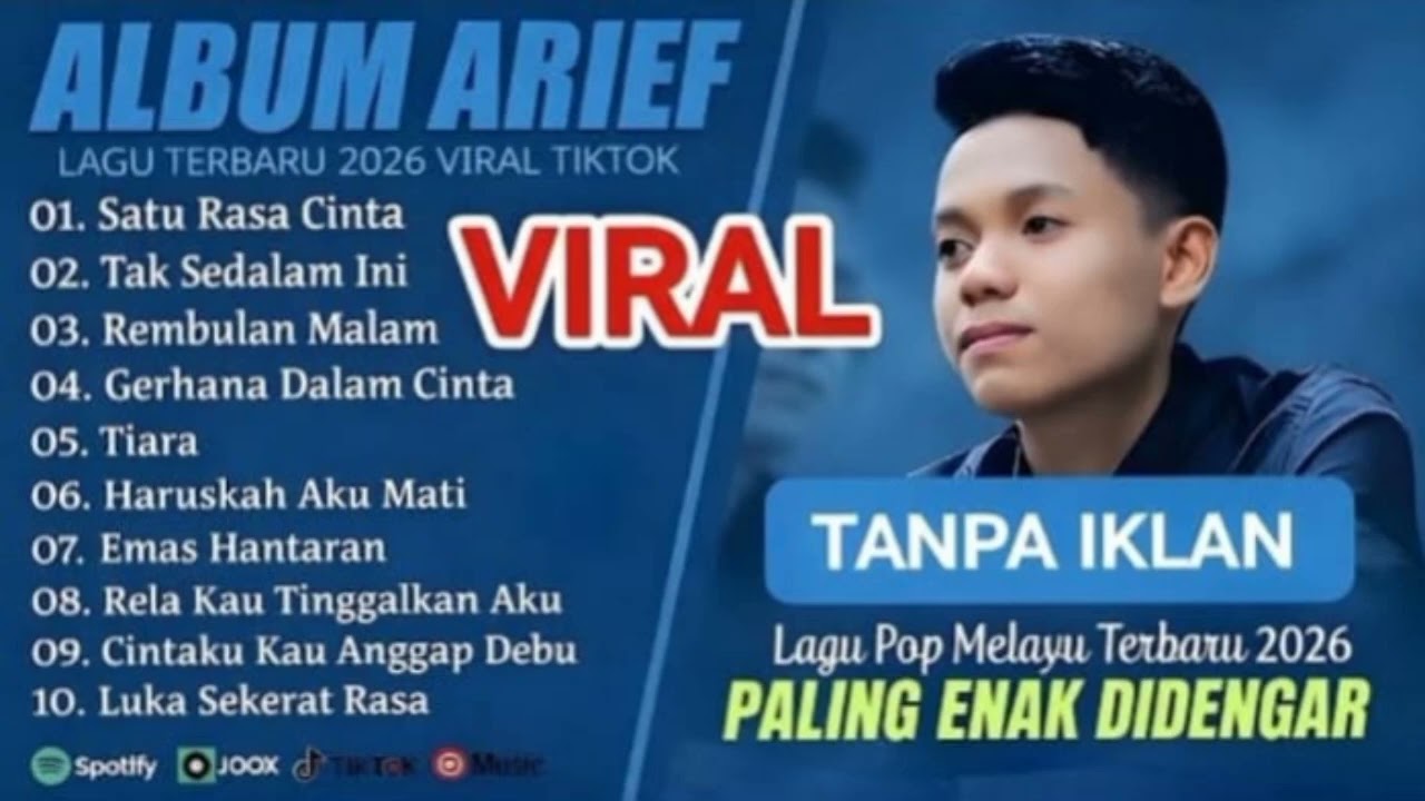 Full album ARIEF lagu pop Melayu paling merdu cocok untuk menemani anda beraktifitas 