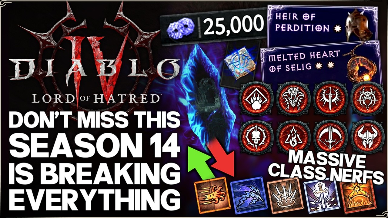 Diablo 4 &mdash; Теперь каждый класс СЛИШКОМ СИЛЬНЫЙ &mdash; 29 ВАЖНЫХ изменений в патче, которые вы пропусти...