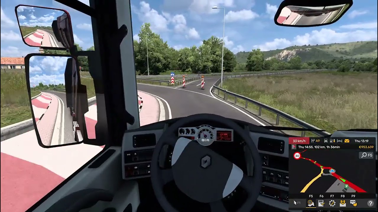 20 Tons of Iron Pipes Across Romania 🇷🇴 Epic 191 km Renault Truck Journey in ETS 2 №6
