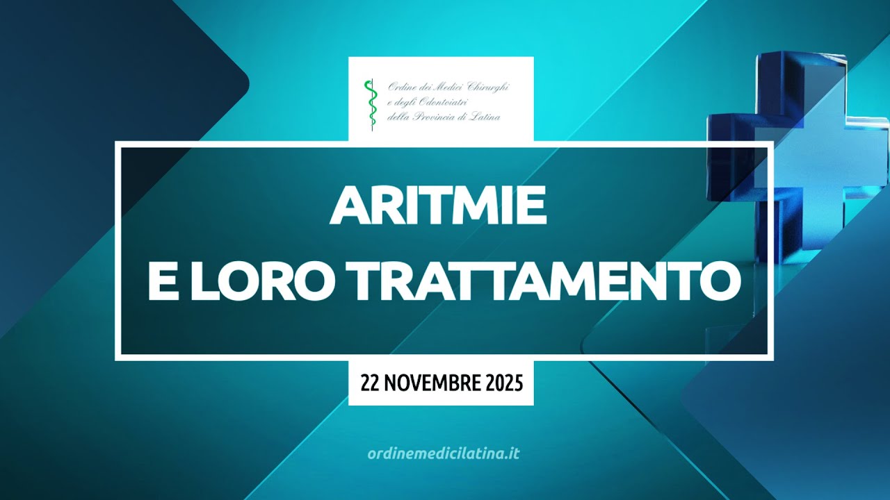 Aritmie e loro Trattamento - ECM 22 Novembre 2025