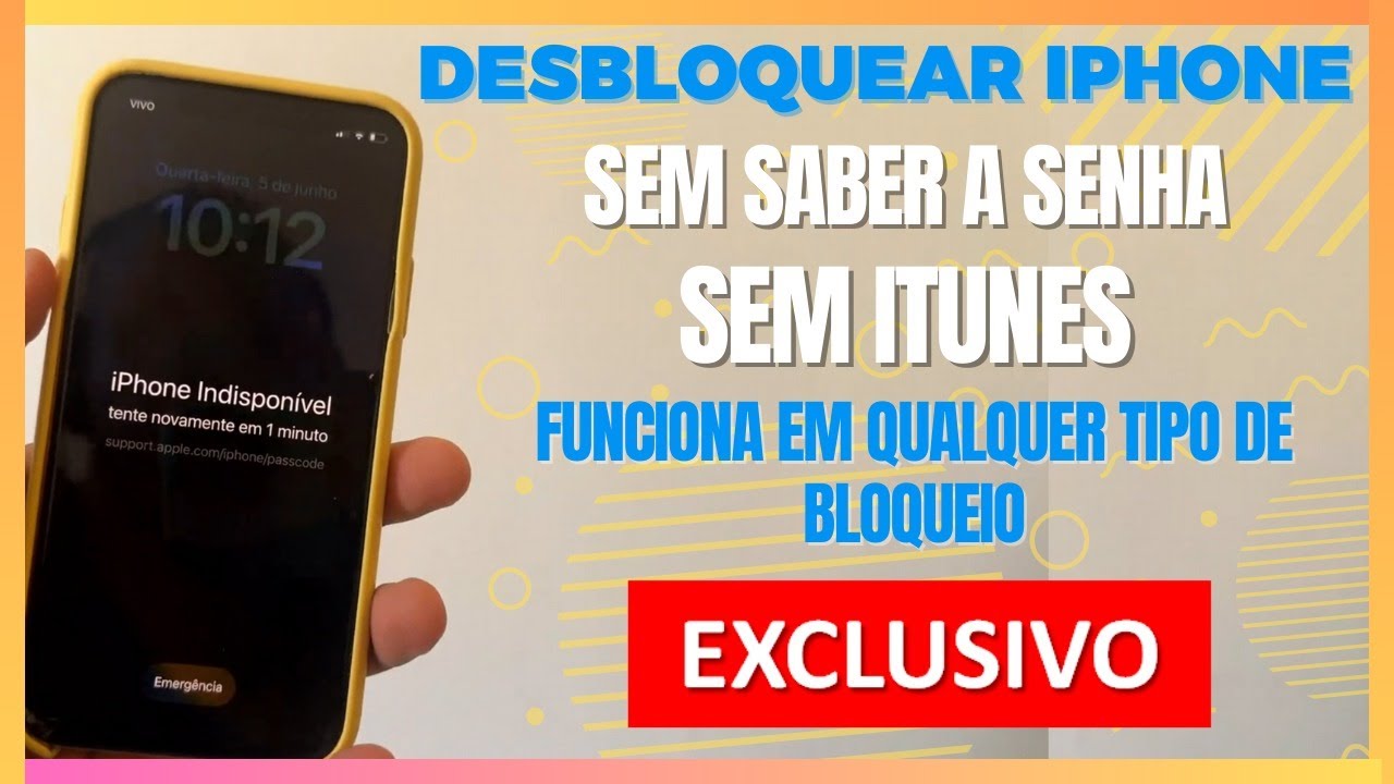 [Atualização]✅Como desbloquear iPhone 11/12/13/14/15/16 sem senha - Remover MDM/Código/Activación🔥