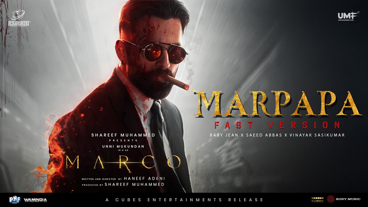 Marco - Marpapa (Fast Version) | Unni Mukundan | Shareef Muhammed | Haneef Adeni | Ravi Basrur