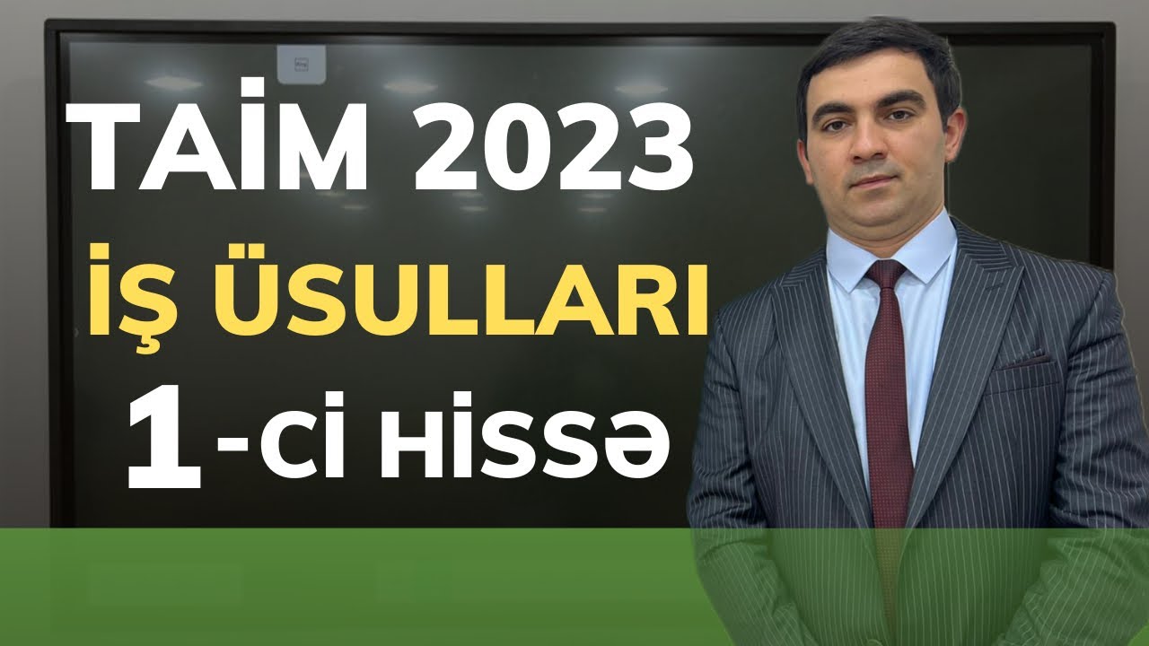 KURİKULUM 2023. İş üsulları 1-ci hissə. 051-580-94-28