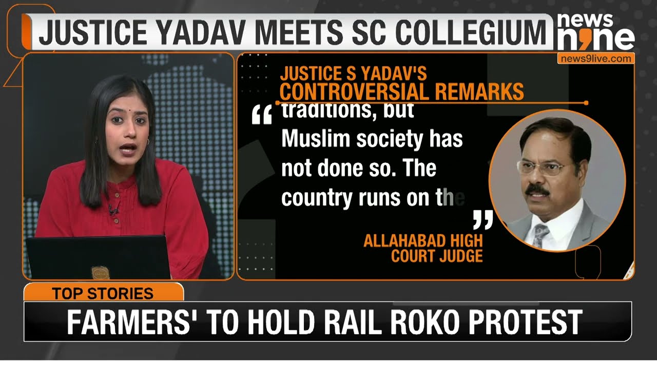 Justice Shekhar Yadav Meets Supreme Court Collegium After Controversial Remarks | News9