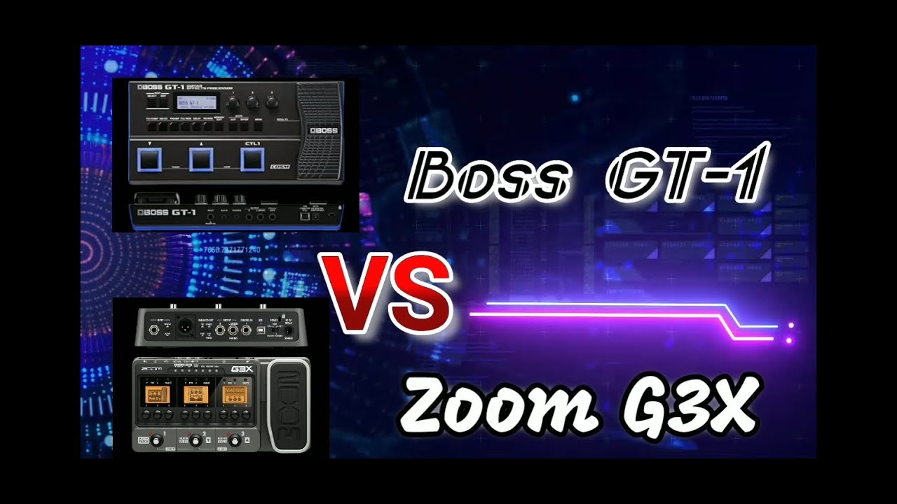 BOSS GT1 VS ZOOM G3X Comparison Majalaya Musik
