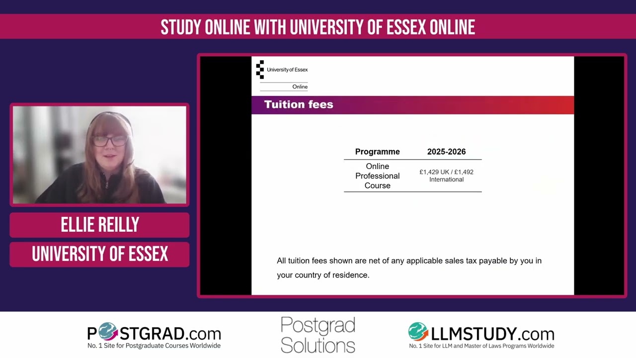 Postgrad Insights- Study online with University of Essex online