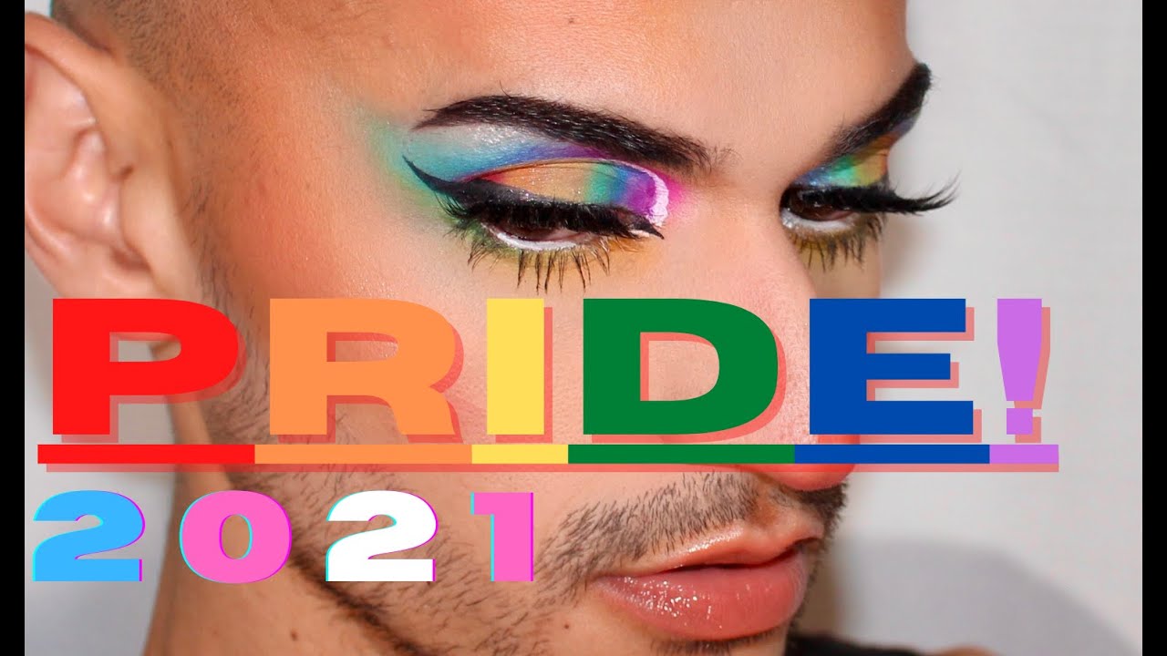 How to: Easy Wearable Rainbow Pride Makeup Tutorial Drag Queen Edition