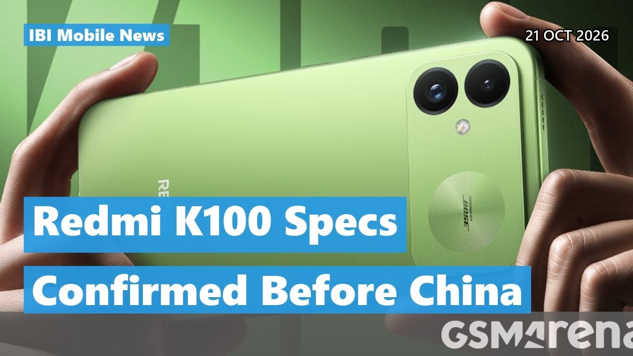 Redmi K100 Specs Confirmed Before China Launch | New Phone Launch 21 Oct 2026