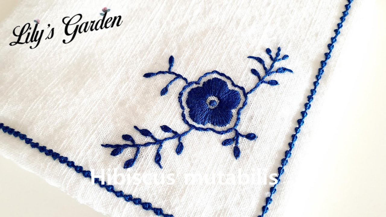 나홀로 프랑스자수 no. 38 프랑스자수꽃 휴대용 케이스(needles case) embroidery 부용, 팔레스트리나 스티치