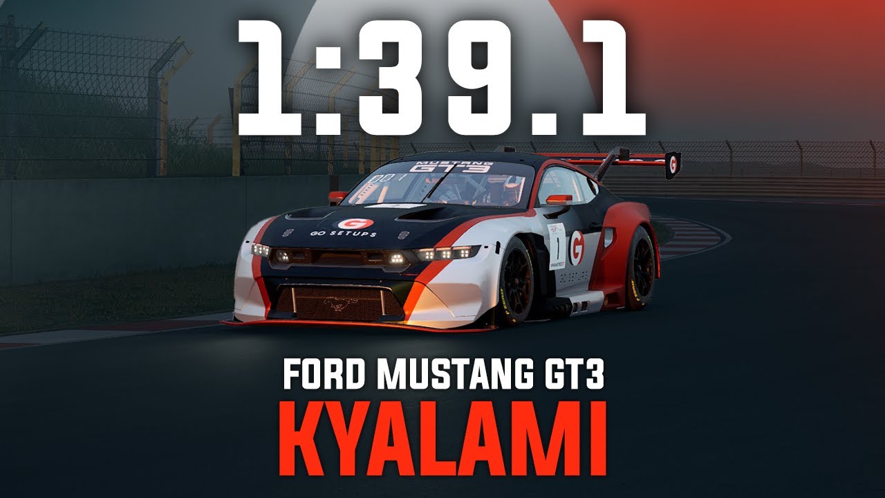 Kyalami 1:39.1 - Ford Mustang GT3 - GO Setups | ACC 1.10.3