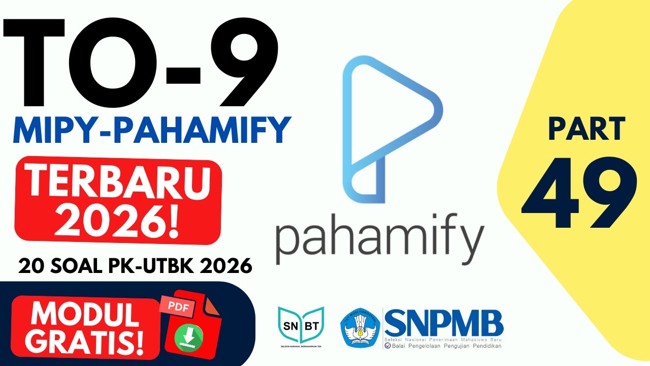 20 Soal PK SNBT 2026 🔥 Try Out Pahamify TO 9 (Part 49)
