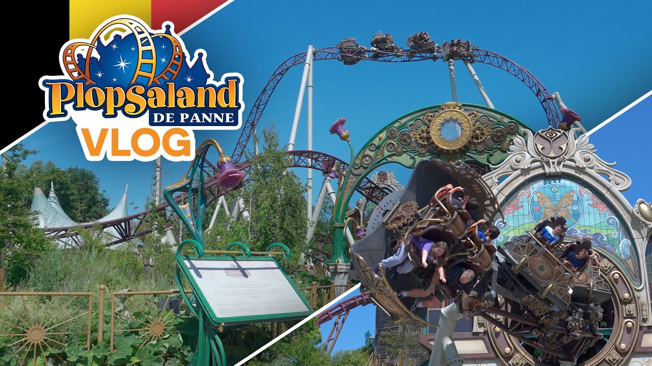 Our Return to Plopsaland Belgium for One of the World's Best Roller Coasters, Ride to Happiness!