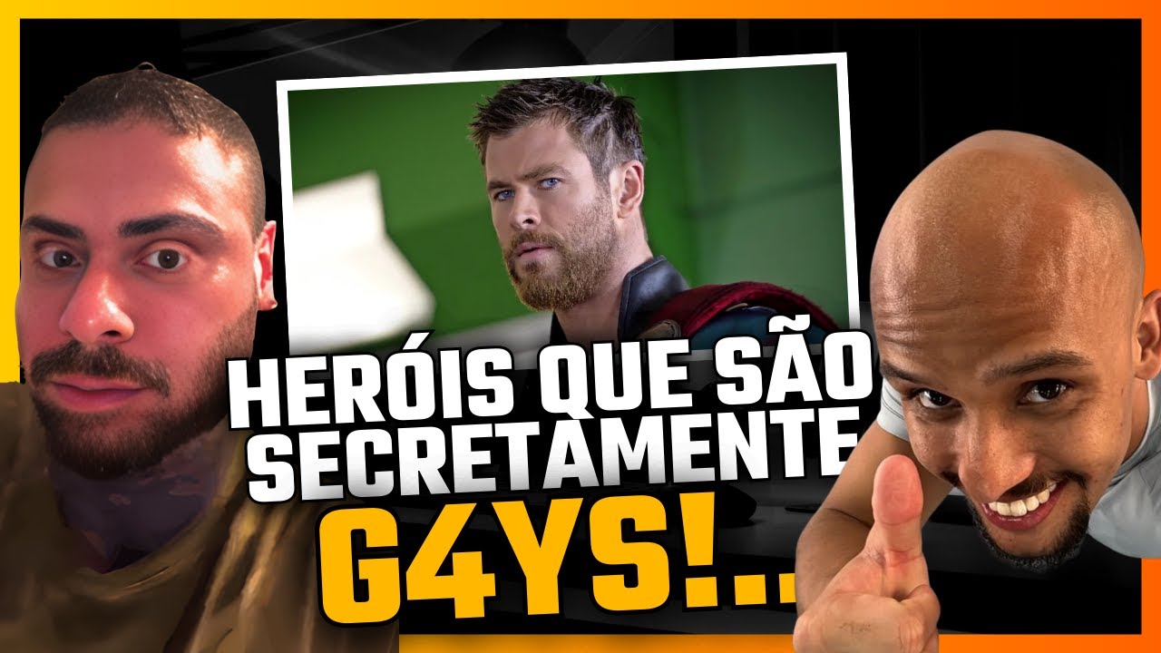 SUPER HERÓIS QUE SÃO SECRETAMENTE G4YS KKKKK!
