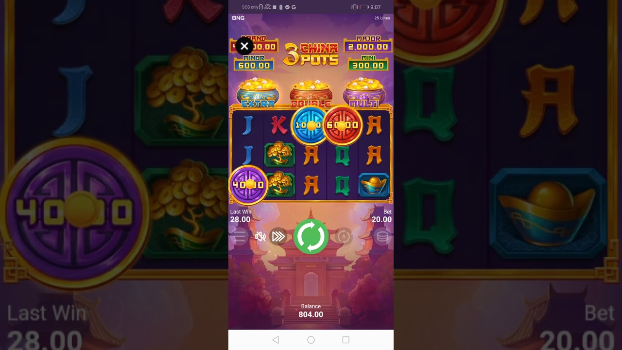 3 China pots (turbo mode)