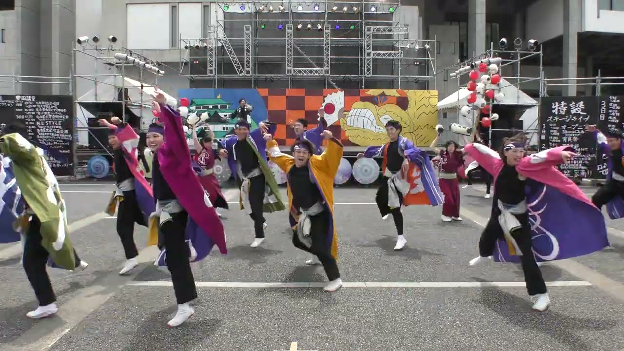 4K　心纏い　らんまつり　引き画像　1回目　2025年6月8日　#心纏い　#らんまつり　#名古屋大学学園祭