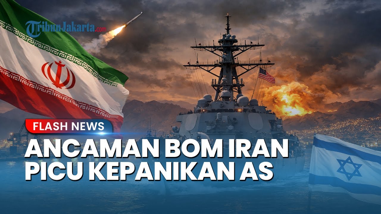 Ancaman Bom Iran Picu Kepanikan, Kapal Perang AS Bersiap di Teluk Aqaba Israel Lindungi Sekutu