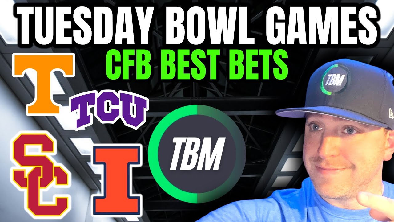 🚨 COLLEGE FOOTBALL BEST BETS!  TUESDAY BOWL GAME EDITION 12/30/2025