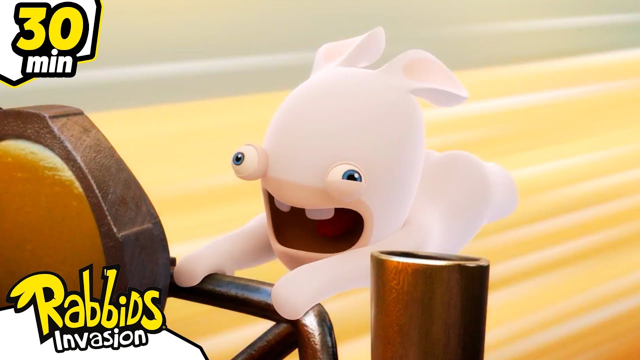 RABBIDS INVASION | 30 Min Compilation Rabbids on the Loose | Cartoon For Kids