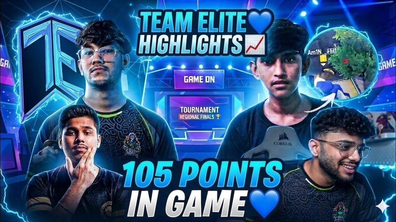 TEAM ELITE💙📈 HIGHLIGHTS OF MARVEL CUP🇮🇳🥵 TEAM ELITE MASSIVE COMEBACK🫠👽📈 HOPE SO TEAM ELITE QUALIFY☠️