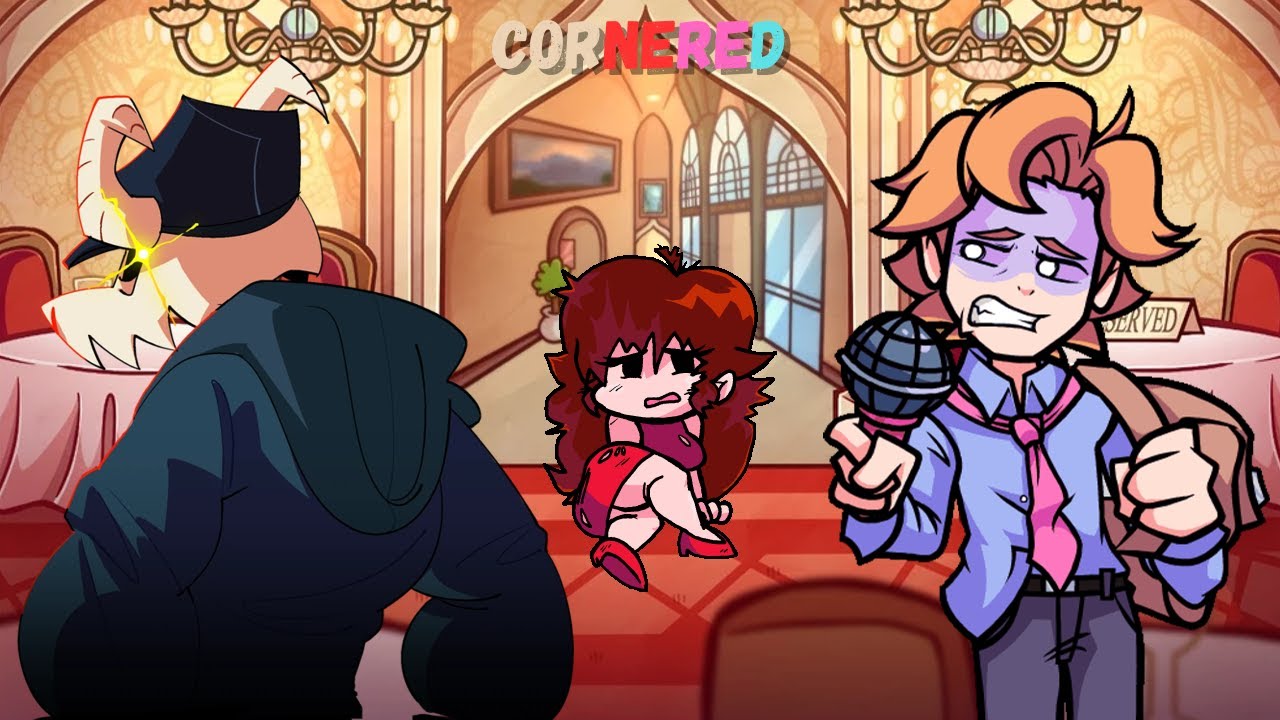 Cornered but Tabi, Senpai and GF Cover (FNF Cornered Cover)