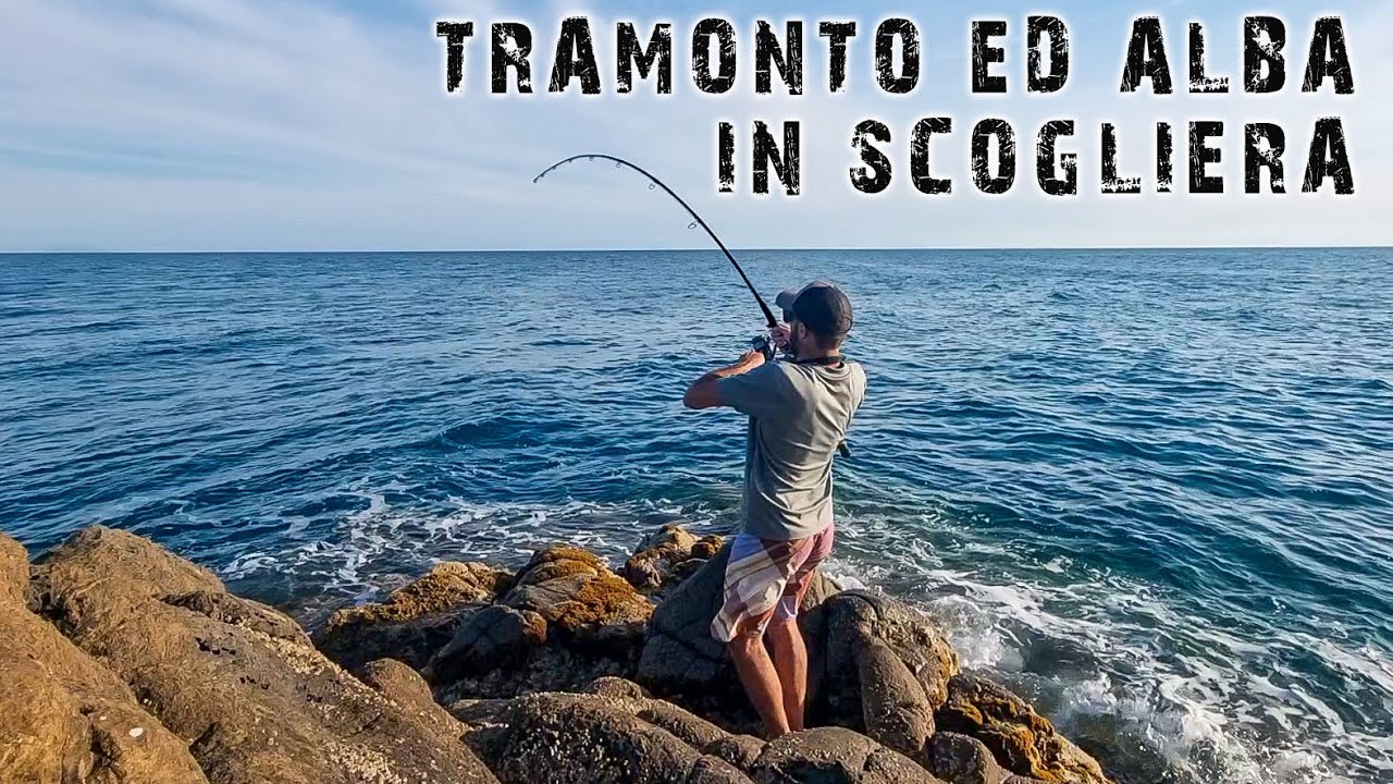 Avventura solitaria in scogliera dal TRAMONTO all'ALBA - Catch and Cook