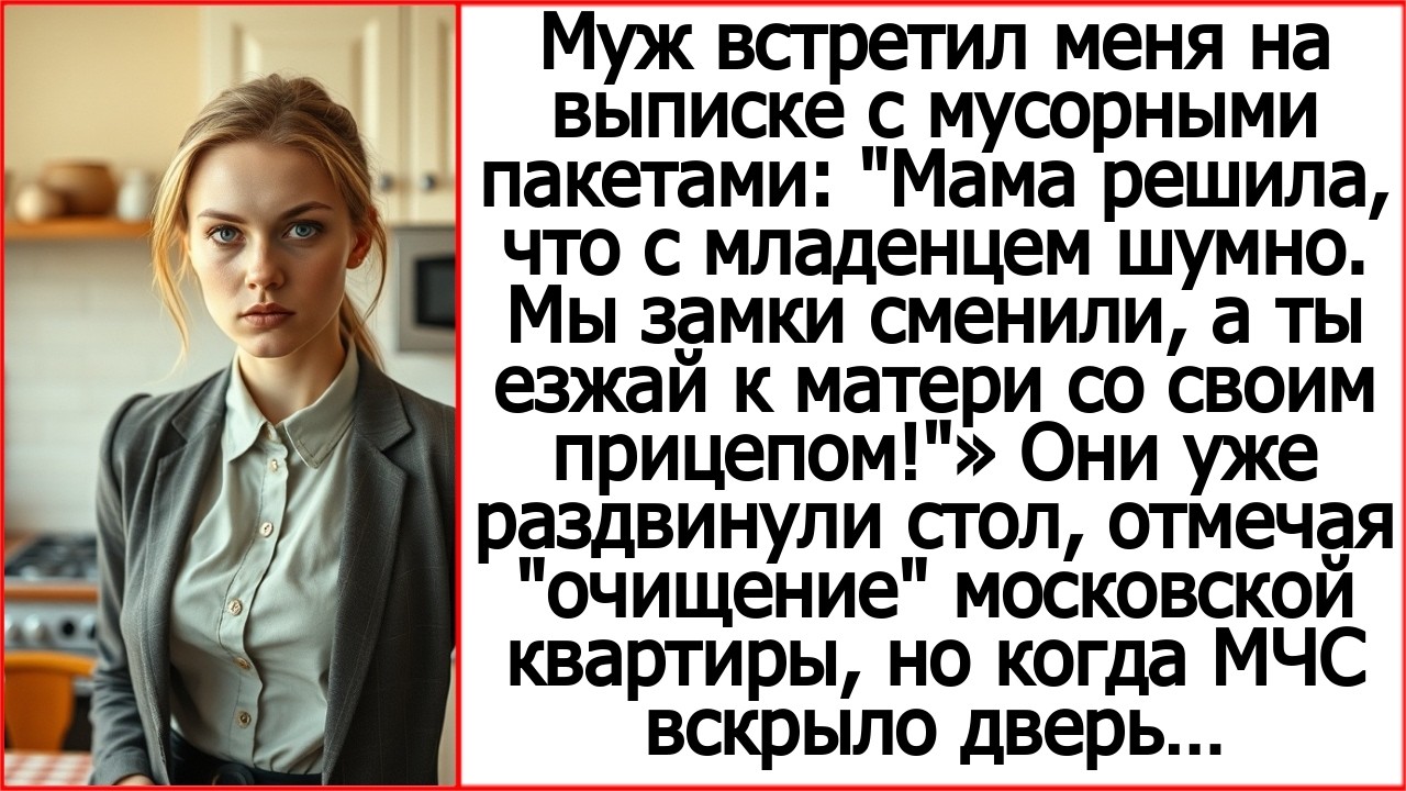 Муж встретил меня на выписке с мусорными пакетами с вещами: 