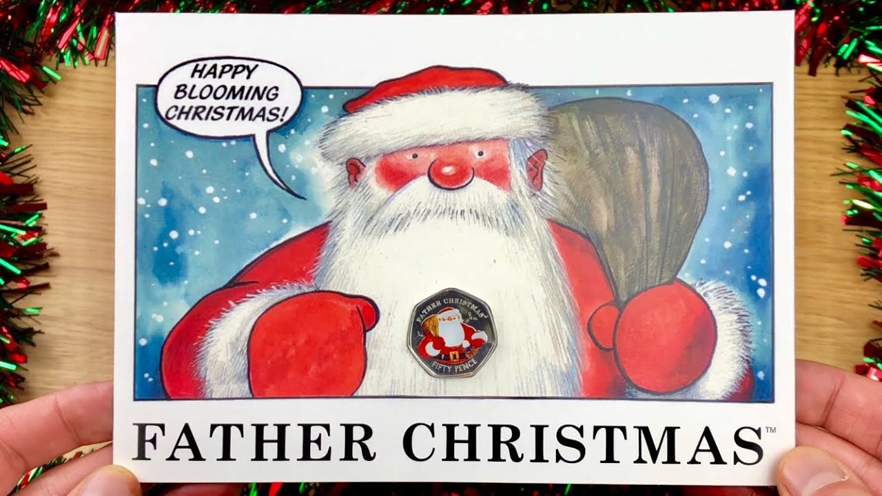 GIBRALTAR 2018 CHRISTMAS 50p || FATHER CHRISTMAS || 2018 POBJOY MINT
