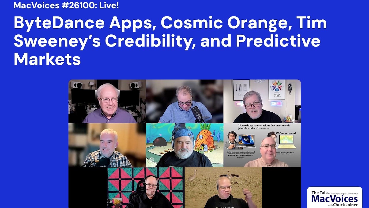 MacVoices #26100: Live! - ByteDance Apps, Cosmic Orange, Tim Sweeney’s Credibility