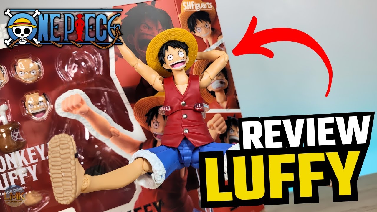 LUFFY SH Figuarts Romance Dawn One Piece Unboxing e Review BR