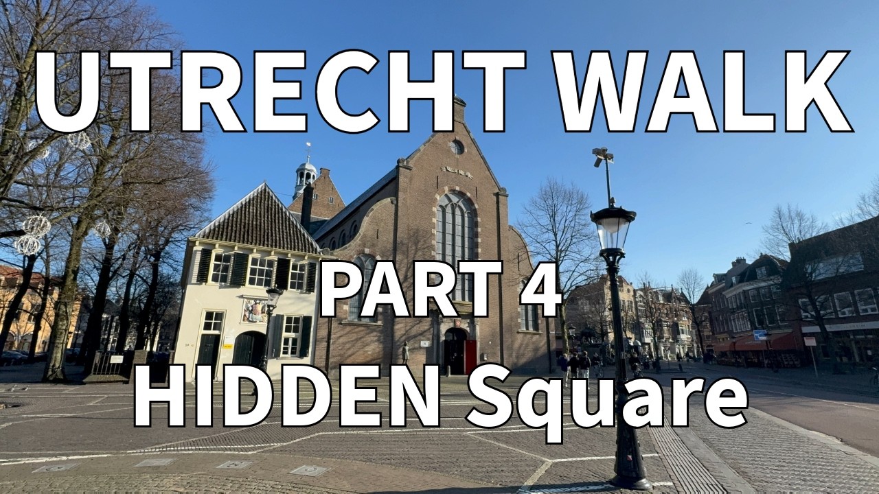 WALKING Utrecht: Is this the most beautiful city square ever?